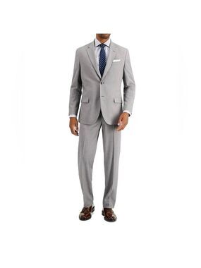 Nautica Men's Modern-Fit Bi-Stretch Suit Jacket and Pants Light Grey - 36S x 30W